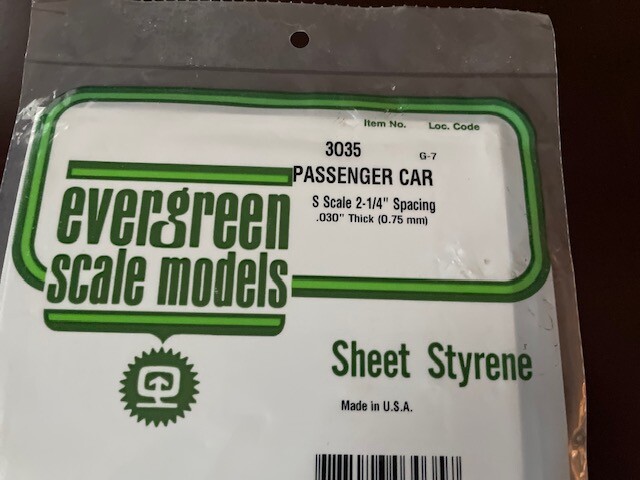 Evergreen Scale Model- Styrene Plastic Sheet -Various Types