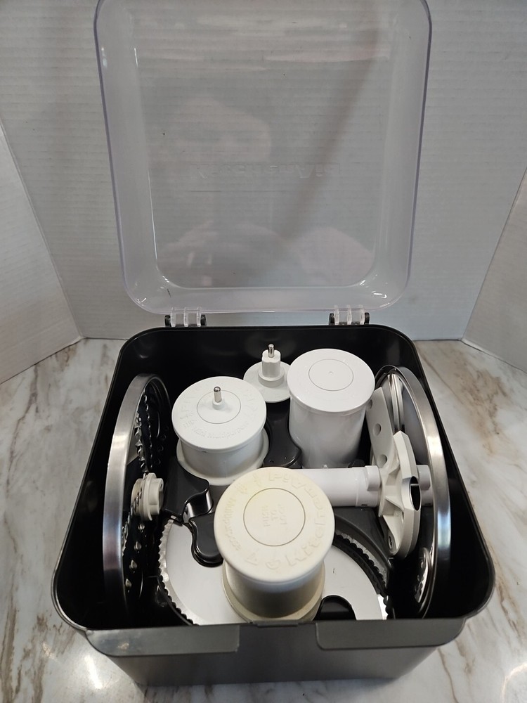 KitchenAid Food Processor Attachments Blades Discs Case 527402