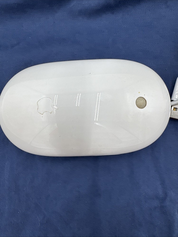 Authentic Apple A1152 white Mighty Mouse USB Wired