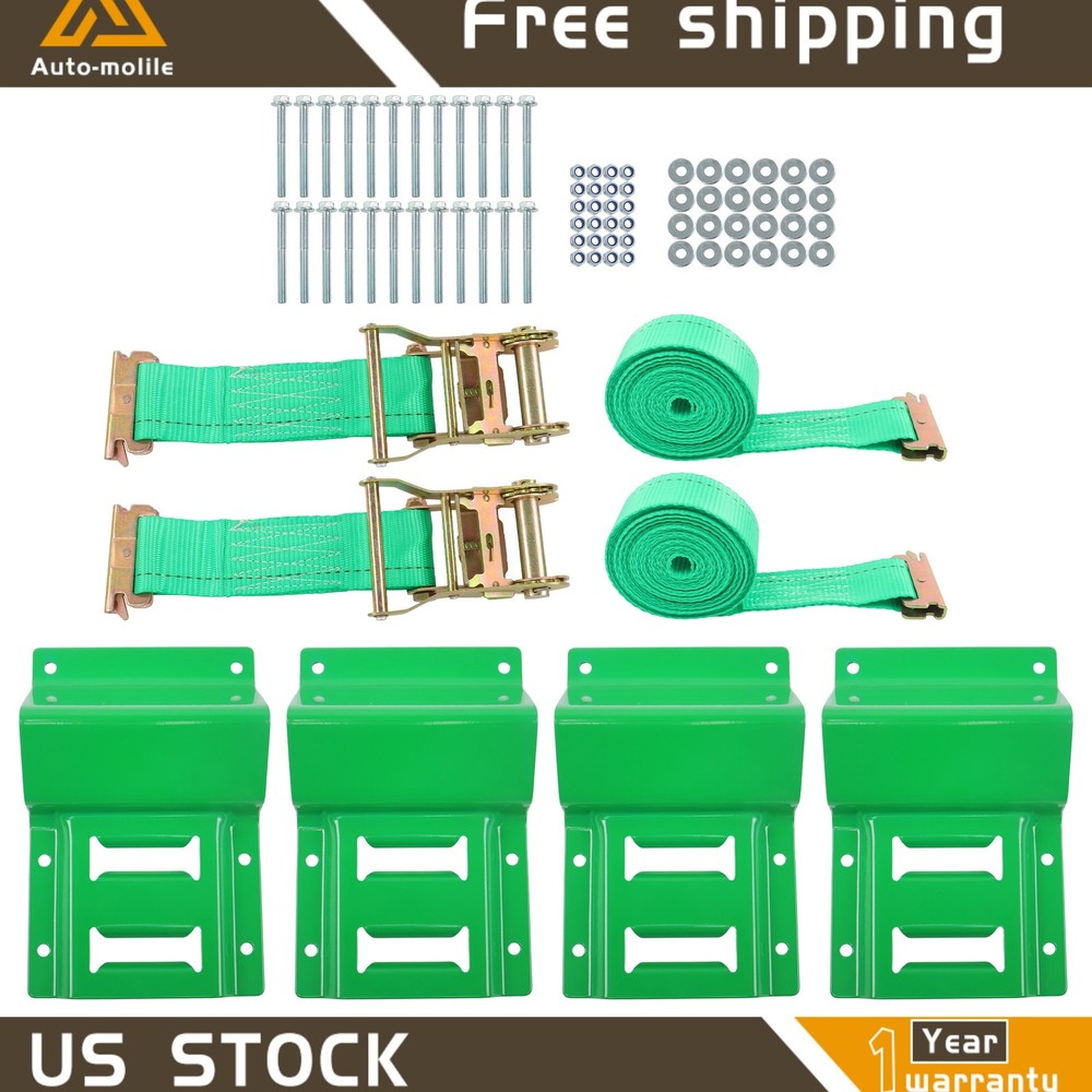 High Quality Secure Cargo Durable E Track Wheel Chock Tie Down Kit Heavy Duty