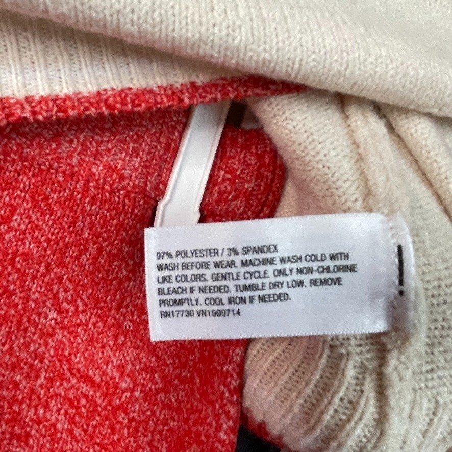 Cat & Jack 0-3 Month Knit Reindeer Cream Red Pants Set