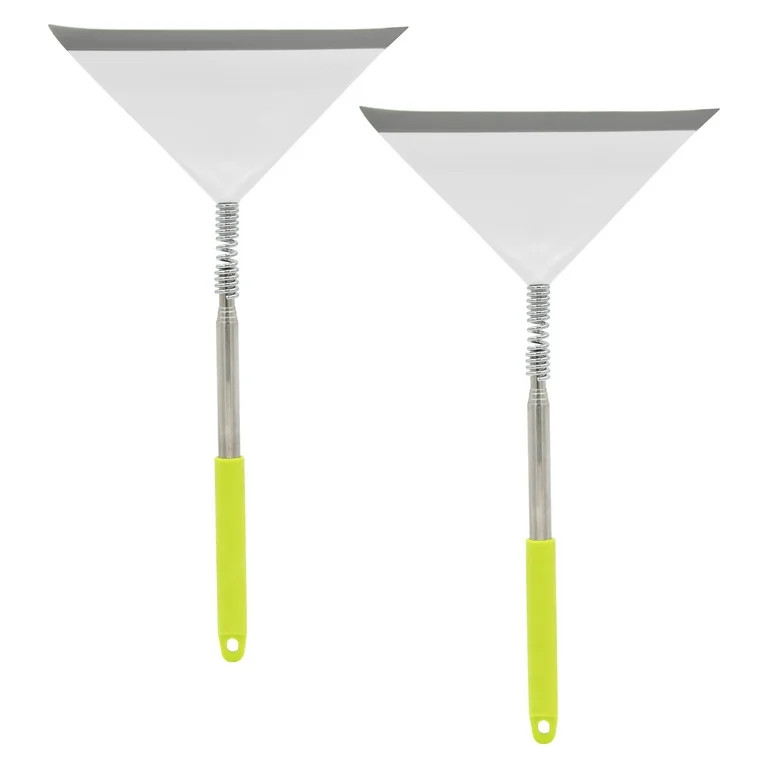 Smart Home Telescopic Flexi-Head Extendable Squeegees, 2 Pack