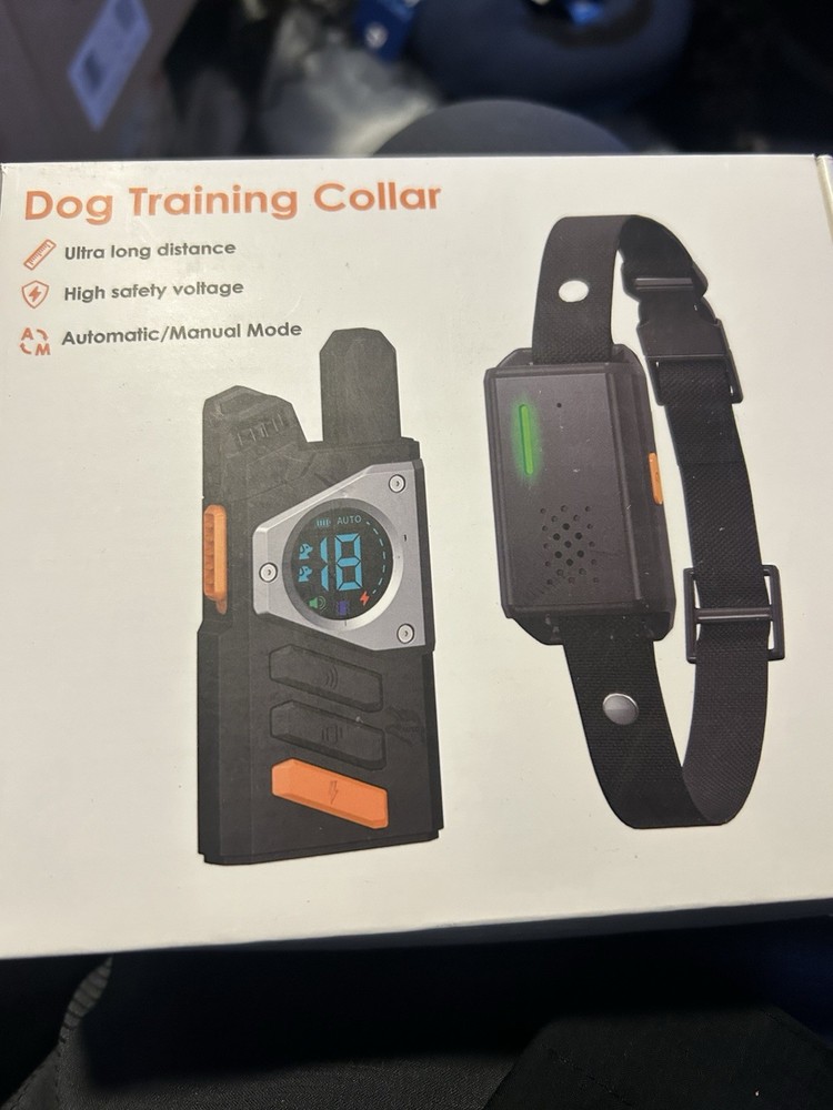 2-in-1 Remote Dog Shock Collar with Automatic Bark Control - Waterproof E-Collar