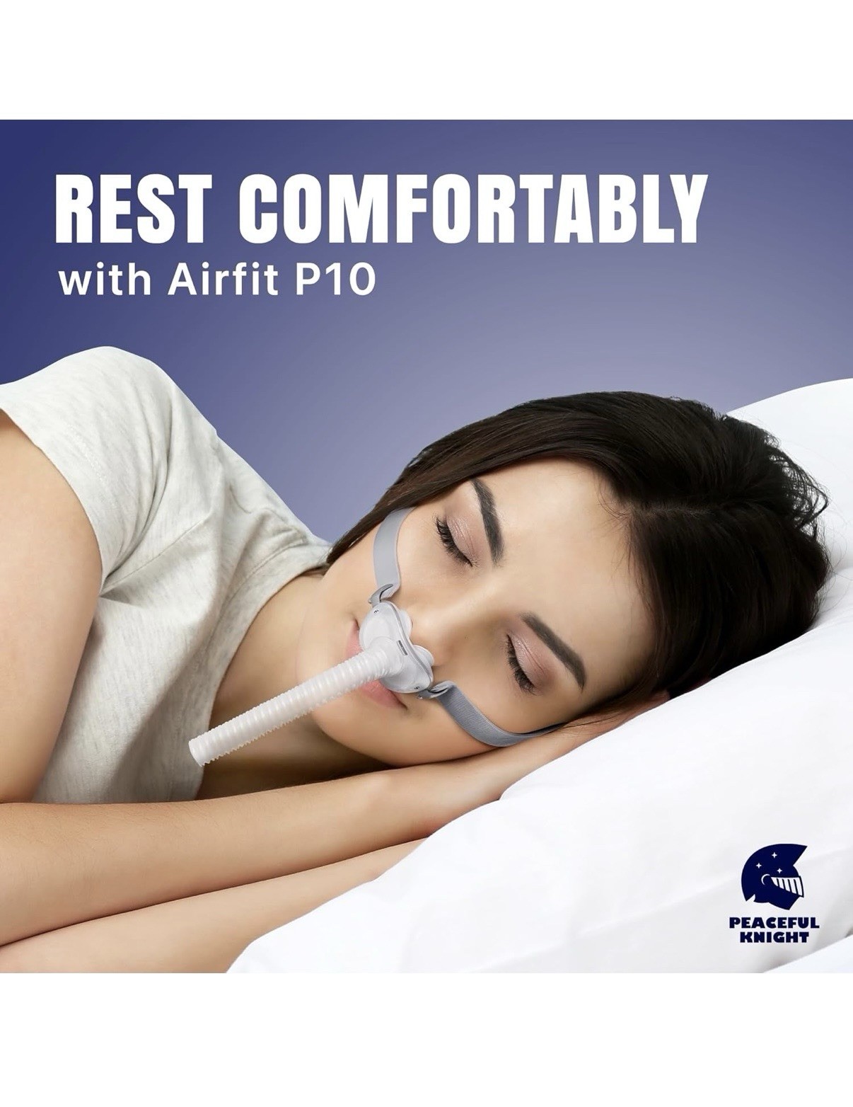 Restful Night Replacement Nasal Pillow Cushion for ResMed AirFit P10 – Medium