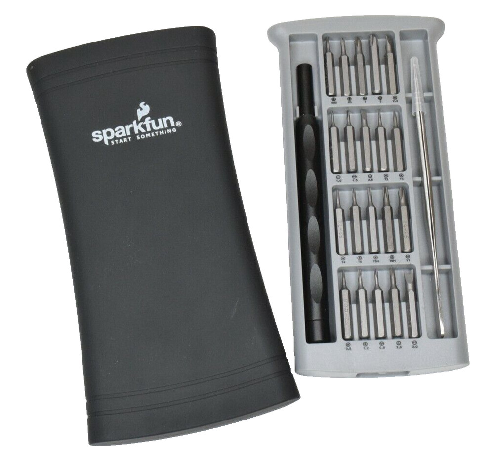 Sparkfun Precision Screwdriver Set w/ Tweezer Tool Kit Magnetic 20 Bits
