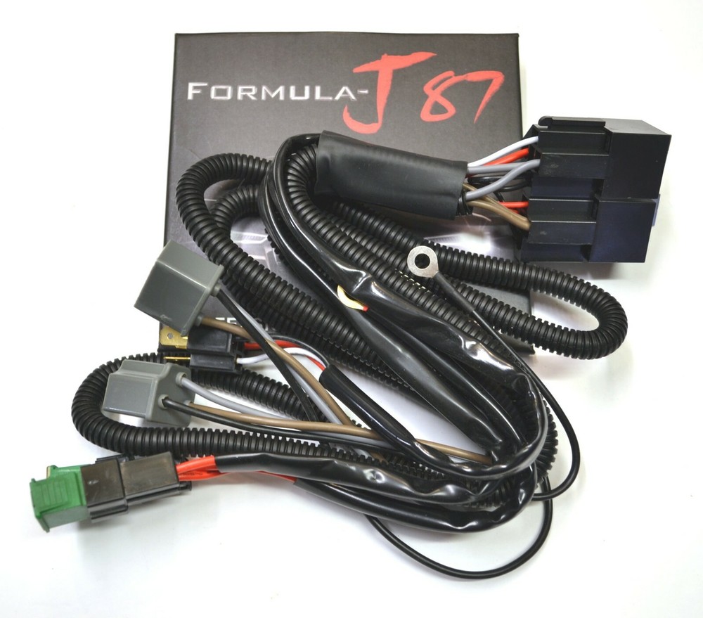 Relay Wire Harness 30A 9003 HB2 H4 Head Light Replacement Ceramic Connector Plug