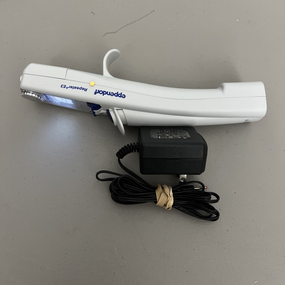 NICE Eppendorf Repeater E3 Electronic Multi-Dispenser Pipette bundle + Charger