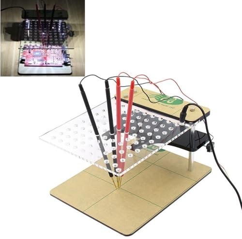 Multifunctional LED BDM Frame Test Board with 4 Copper Probe Pins & 22 Adapters