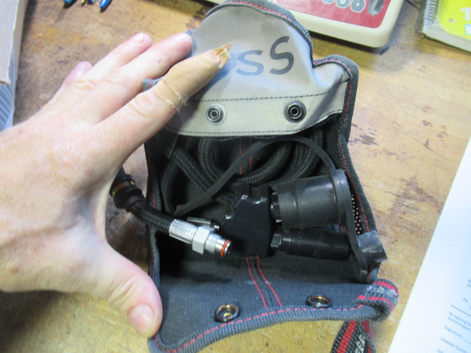 Scott SCBA DUAL EBSS Buddy Breather AP-50 AP-75 With Pouch UMBILLICAL