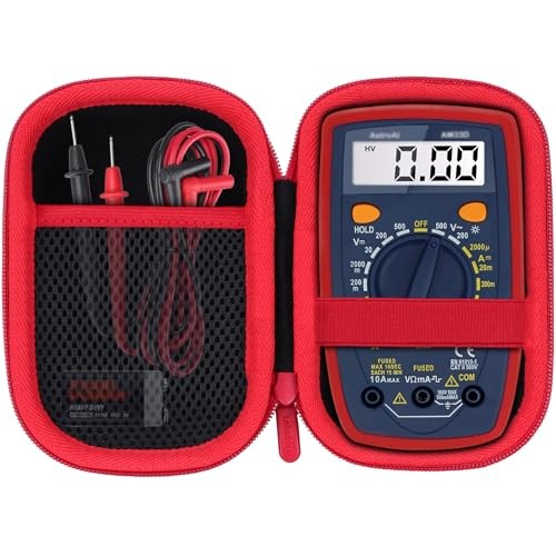Hard Case Compatible with AstroAI Multimeter Tester for AM33D 2000 Counts Meter