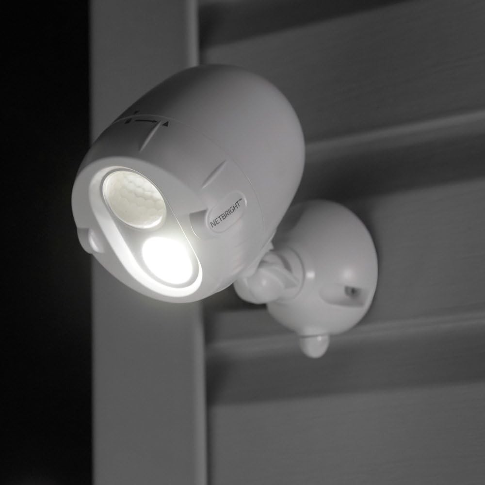 Mr. Beams 200-Lumen Networked LED Wireless Motion Sensing Spotlight System