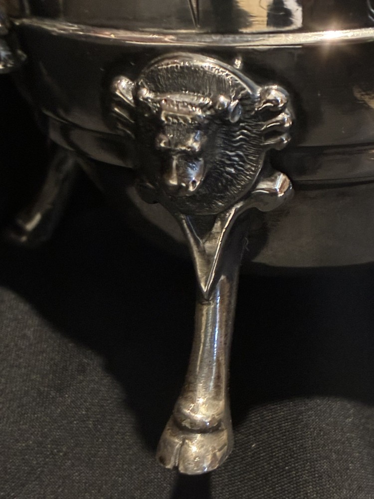 Antique Silver Plated Webster Teapot #5