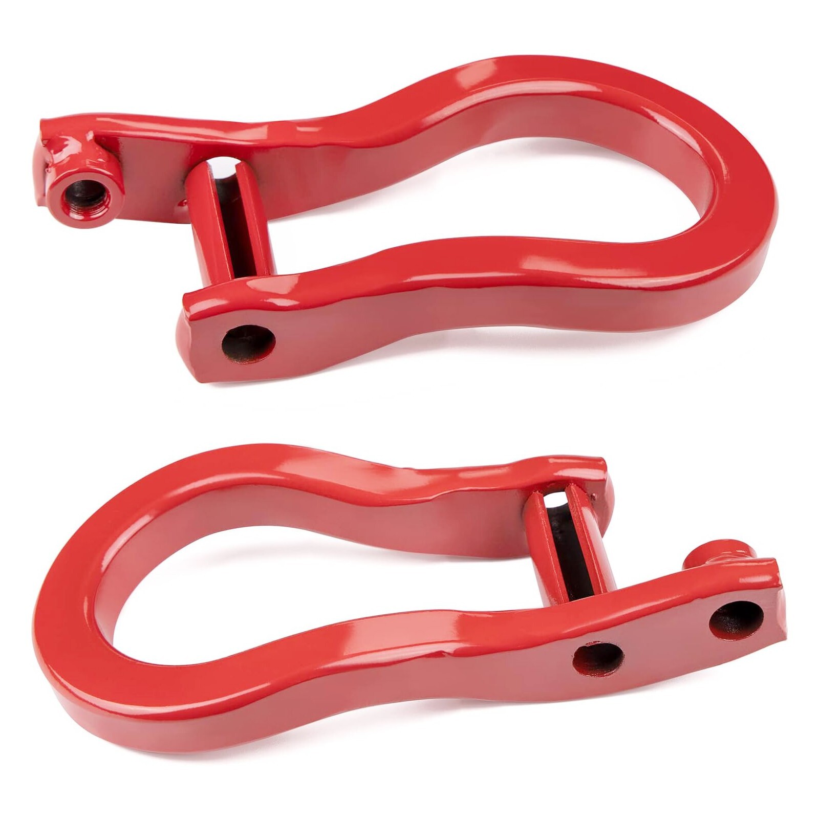 Front Red Tow Hooks 84280202 w/ Hardware for 2019-2021 Chevrolet Silverado 1500