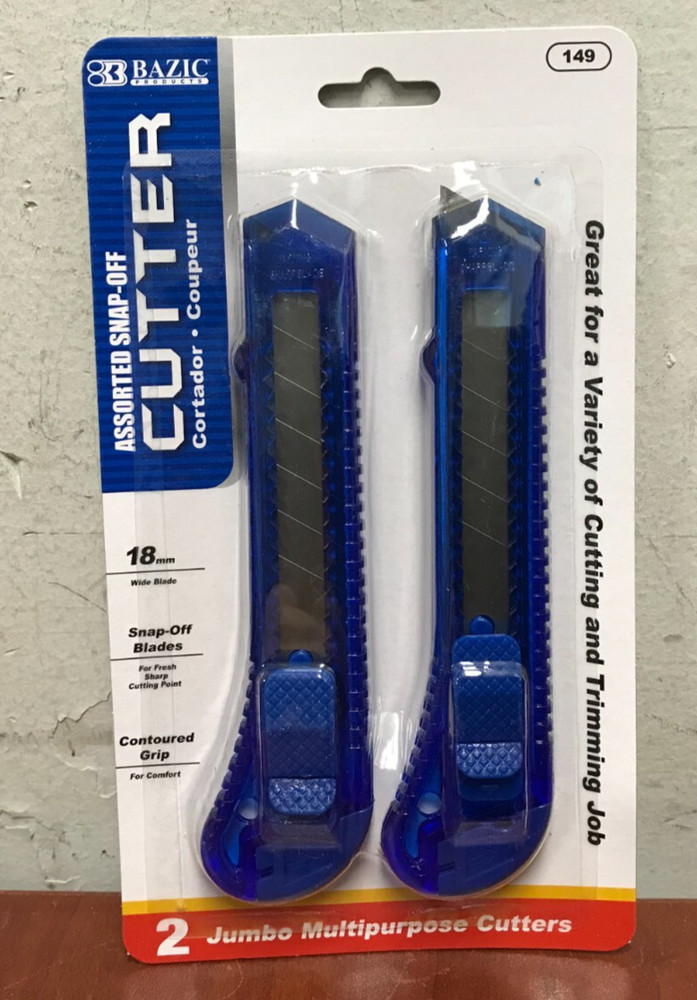 Bazic Products Assorted Snap-Off Cutter (2-Pack)