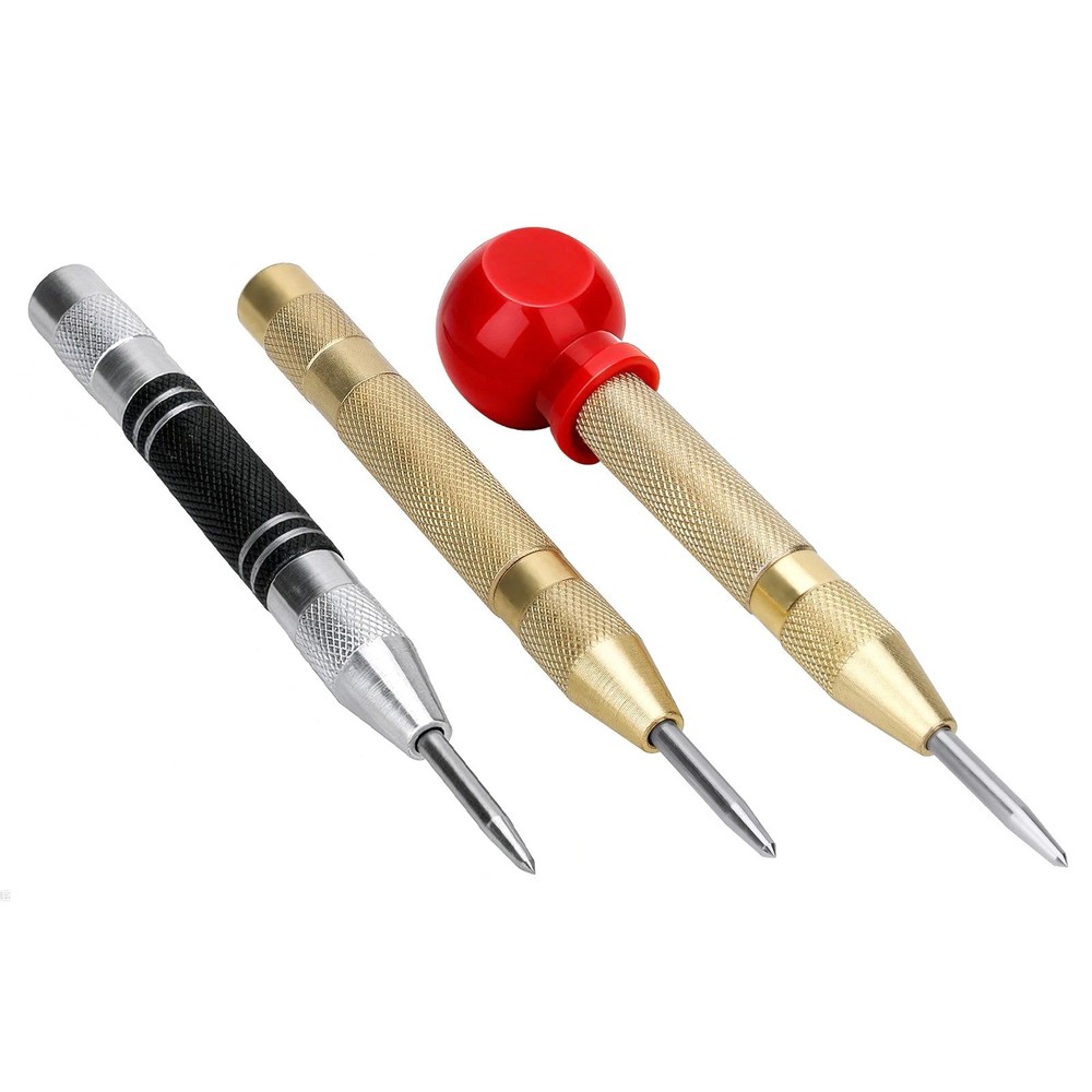 Center Punch Set Automatic Adjustable for Engineering DIY Projects Workshop