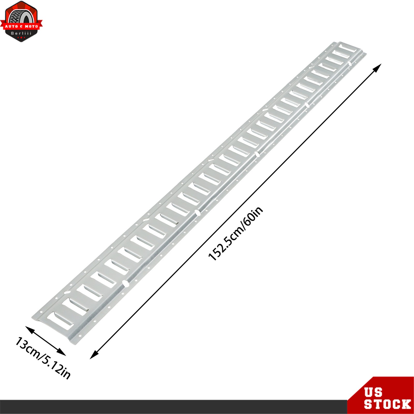 Fit For E Track Tie Down Rail Kit 5' E Track Rails Enclosed Cargo Trailer 34 PCS
