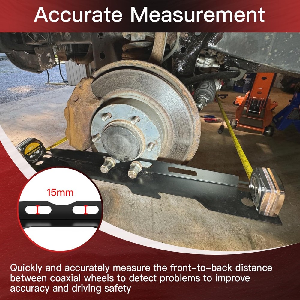 LCGP Wheel Alignment Tool Plates 2 Pack Toe with 2 Black