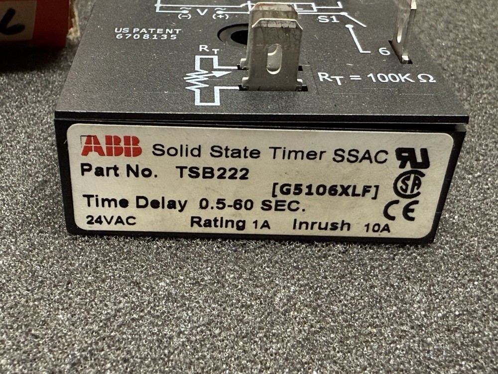 ABB TSB222 SSAC Solid State Timer 6 Blades New