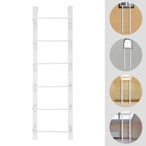 6-Steps Heavy-Duty Window Well Ladder Steel Window Well Ladder Egress Ladder