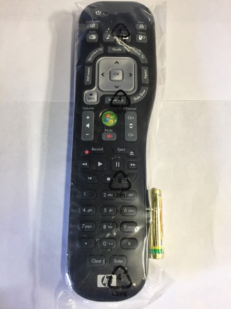 HP WINDOWS MEDIA CONTROL CENTER REMOTE CONTROL
