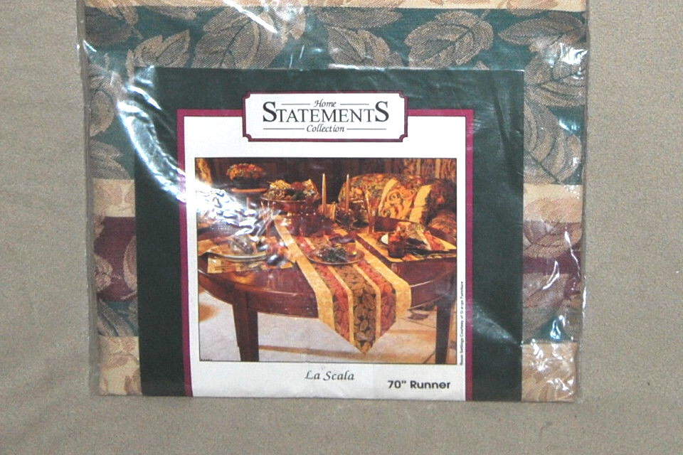 Home Statements Collection La Scala Pattern 70" Table Runner UNUSED
