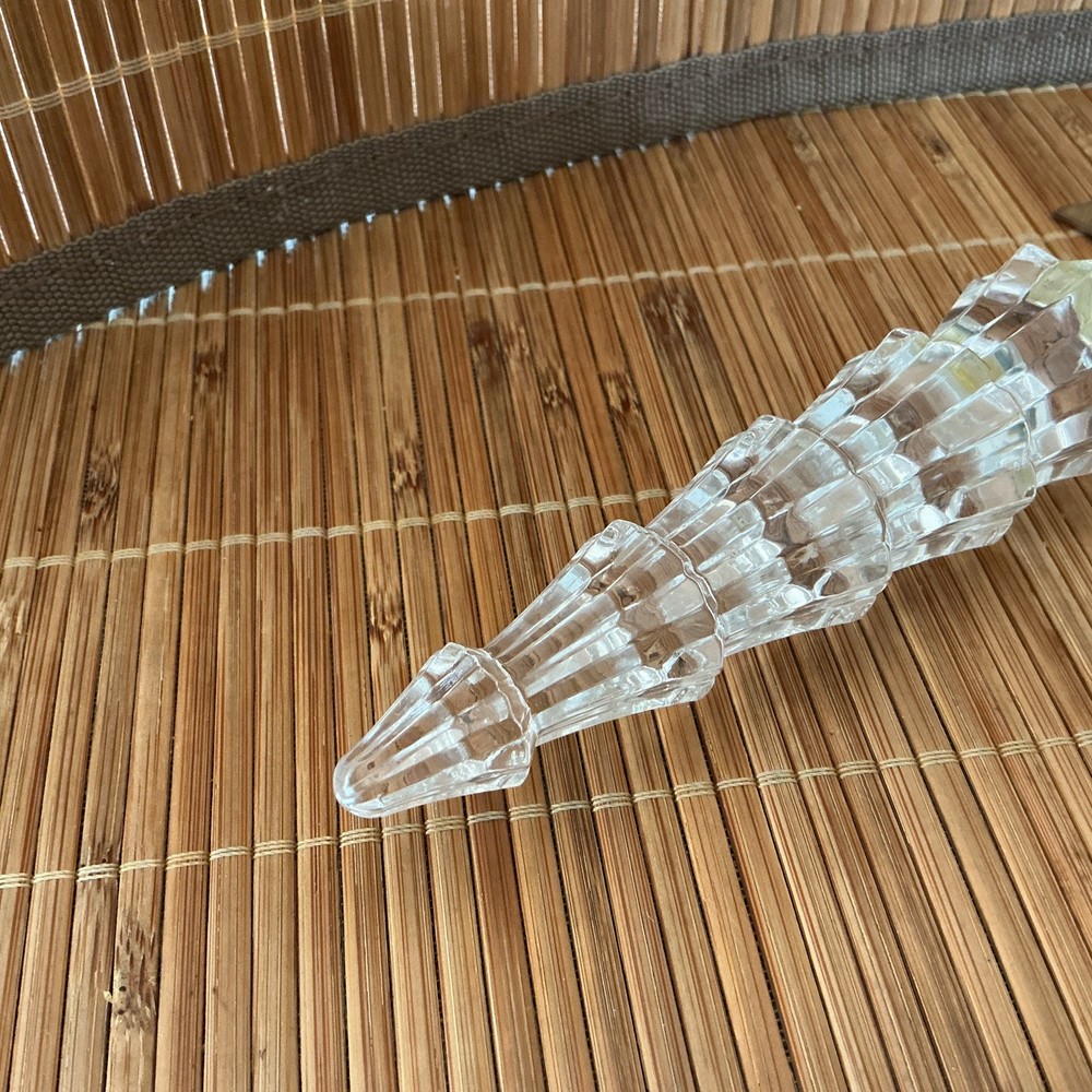 Mikasa cake server with crystal handle, wedding cake server, silver plated cake