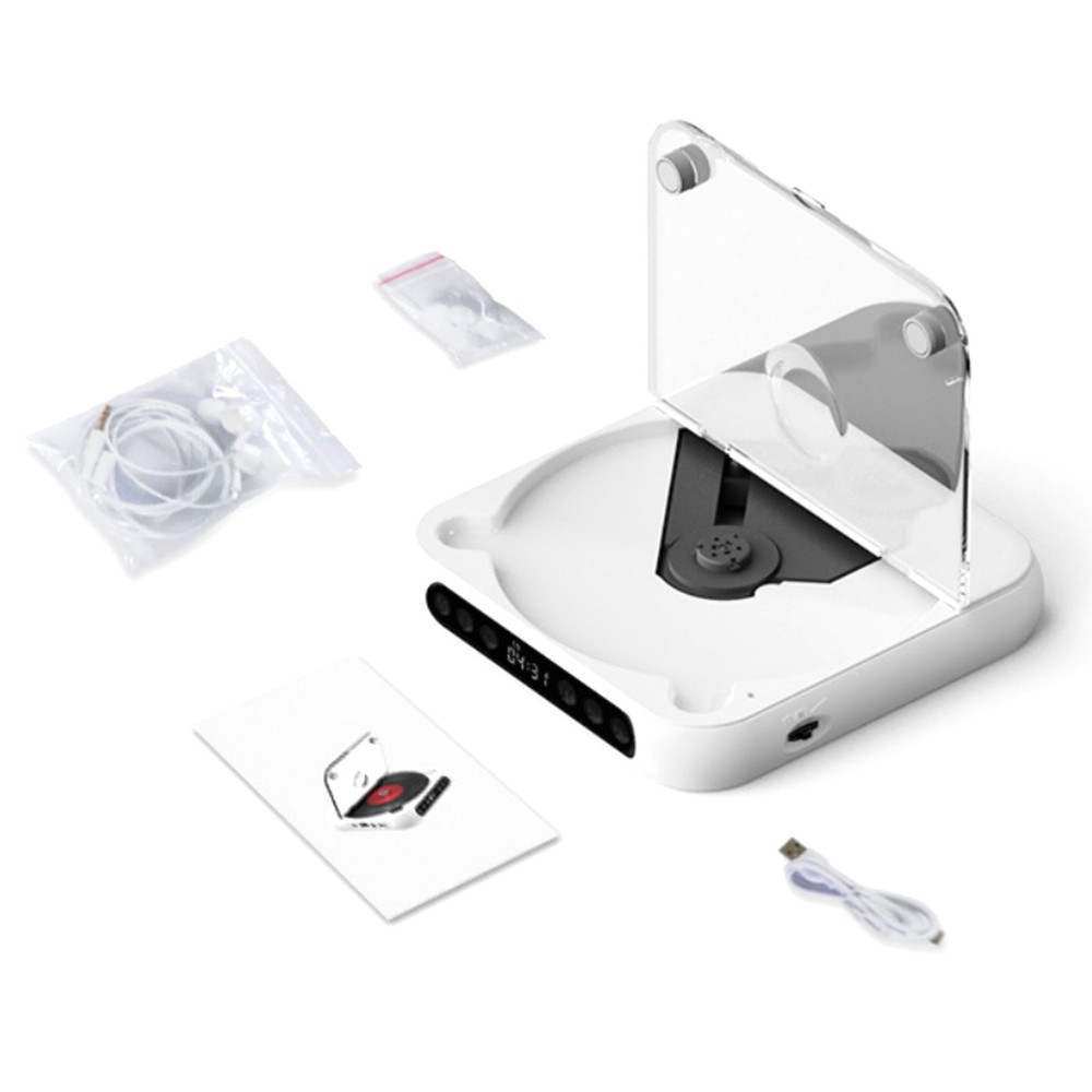 Versatile CD Player Audio Speaker 5V2A Bluetooth 5.3 User-Friendly Operation aa