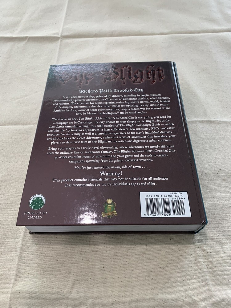 The Blight Frog God Games D&D 5e Kickstarter Bundle Autographed