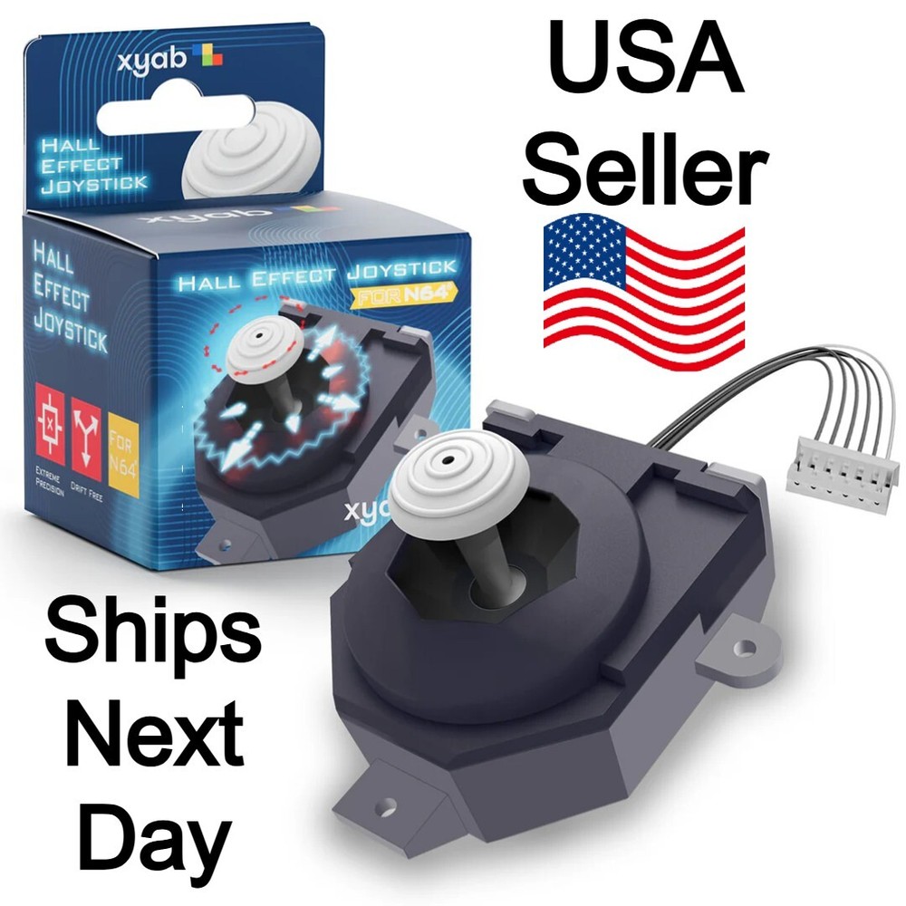 New Nintendo 64 N64 Hall Effect Replacement Controller Joystick Assembly Repair