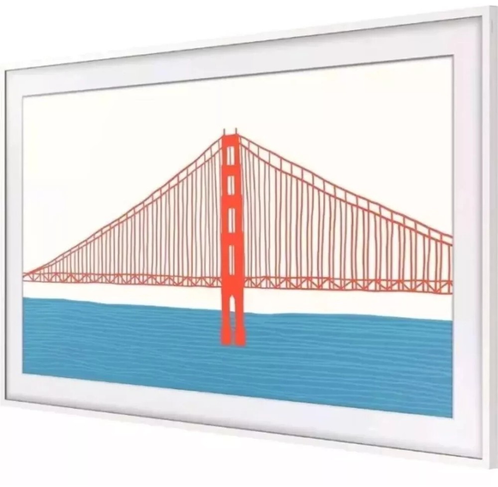Samsung VG-SCFA55WTBZA 55" The Frame Customizable Bezel Modern - White