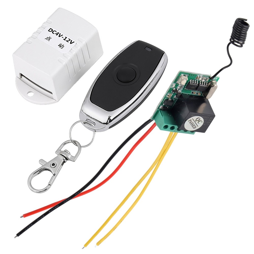 For Computer Wireless Relay Remote Control One Key Switch Receiver Transmitter