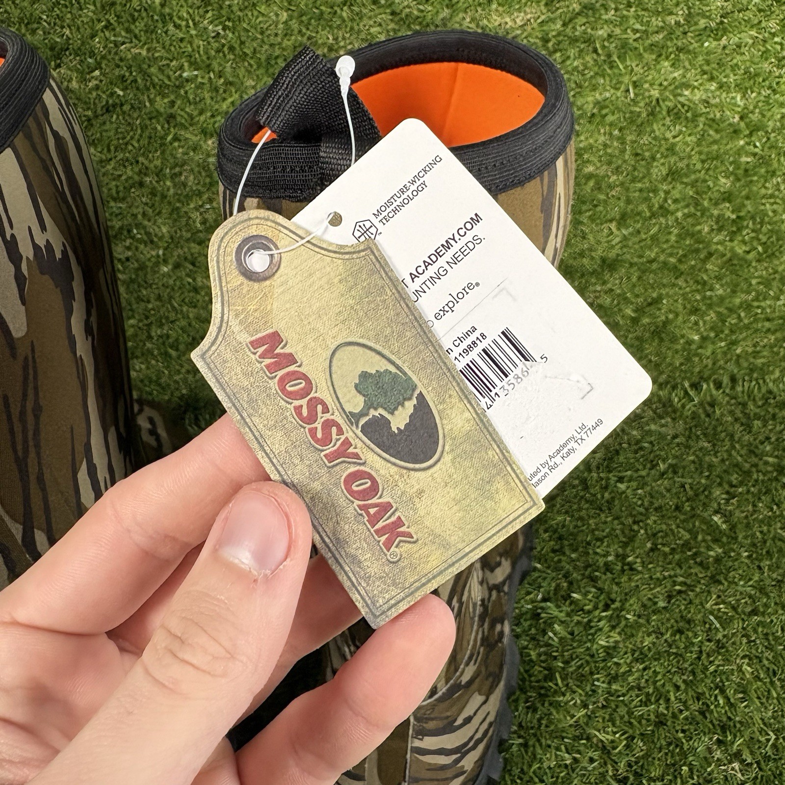 Magellan Outdoors Field Hunting Boots Camo Mossy Oak Men’s Size 10 D Waterproof