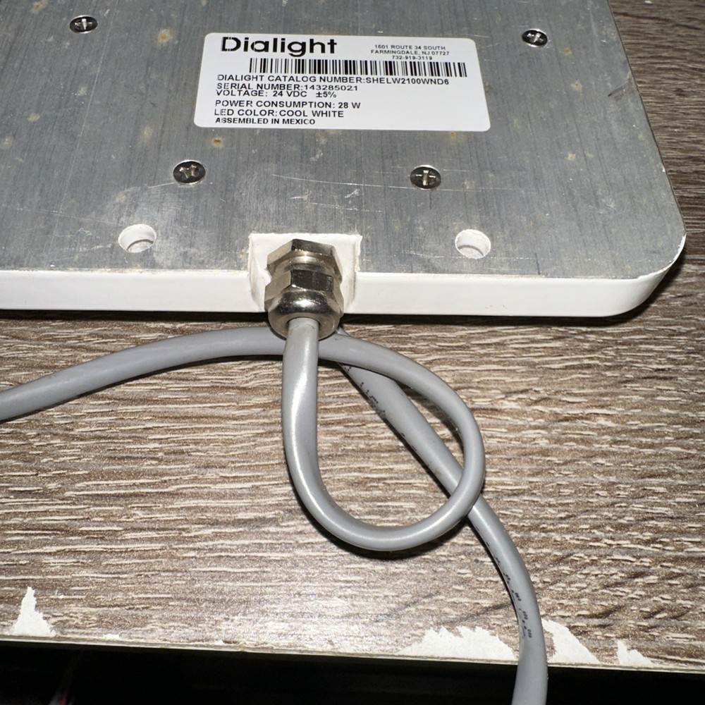 24 V LED Panel Dialight SHELW2100WND6 High Intensity Surface Mount Dimmable
