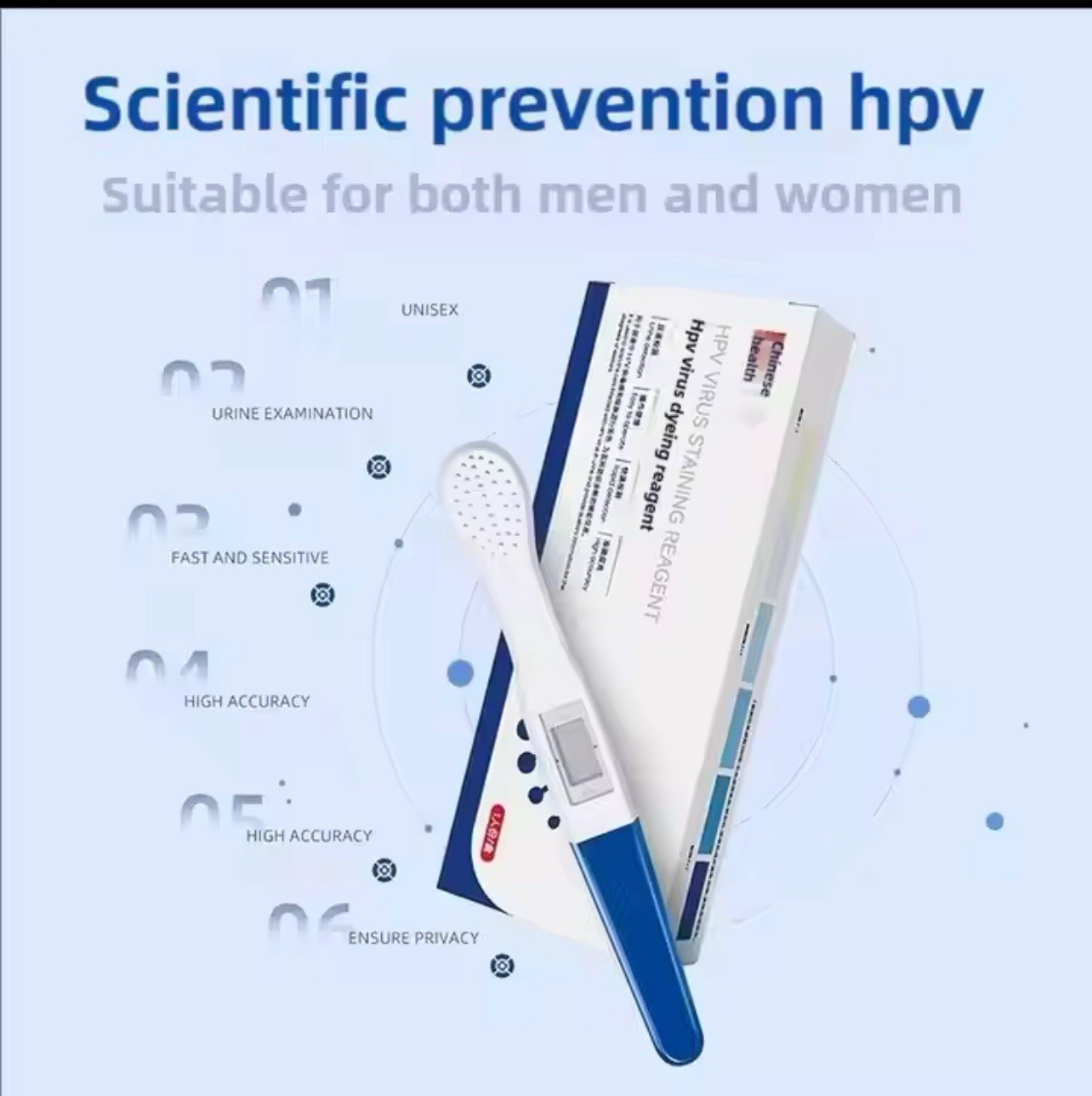 HPV Urine Test Rapid Male and Female
