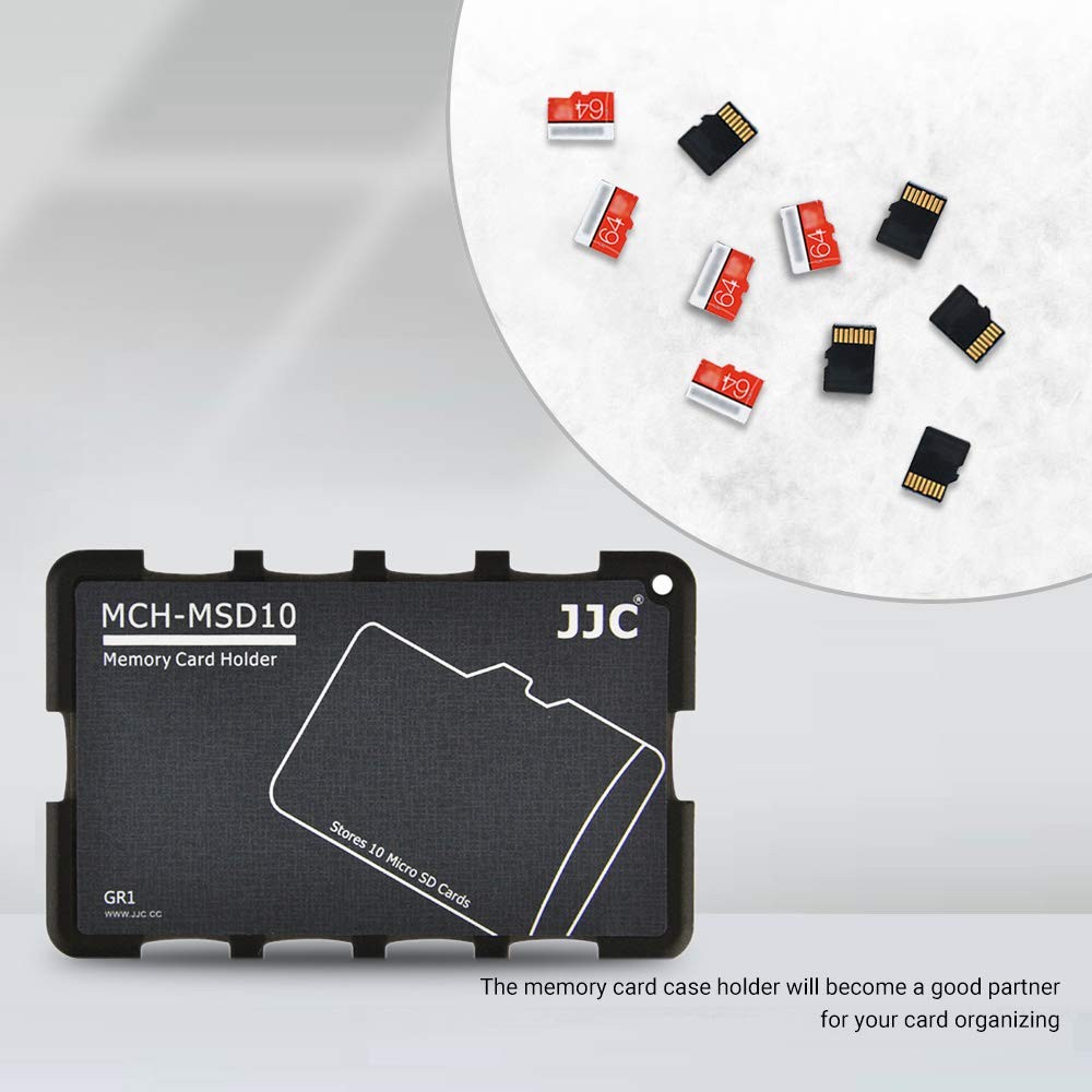 10 Slots Micro SD Card Holder Case Card, 10