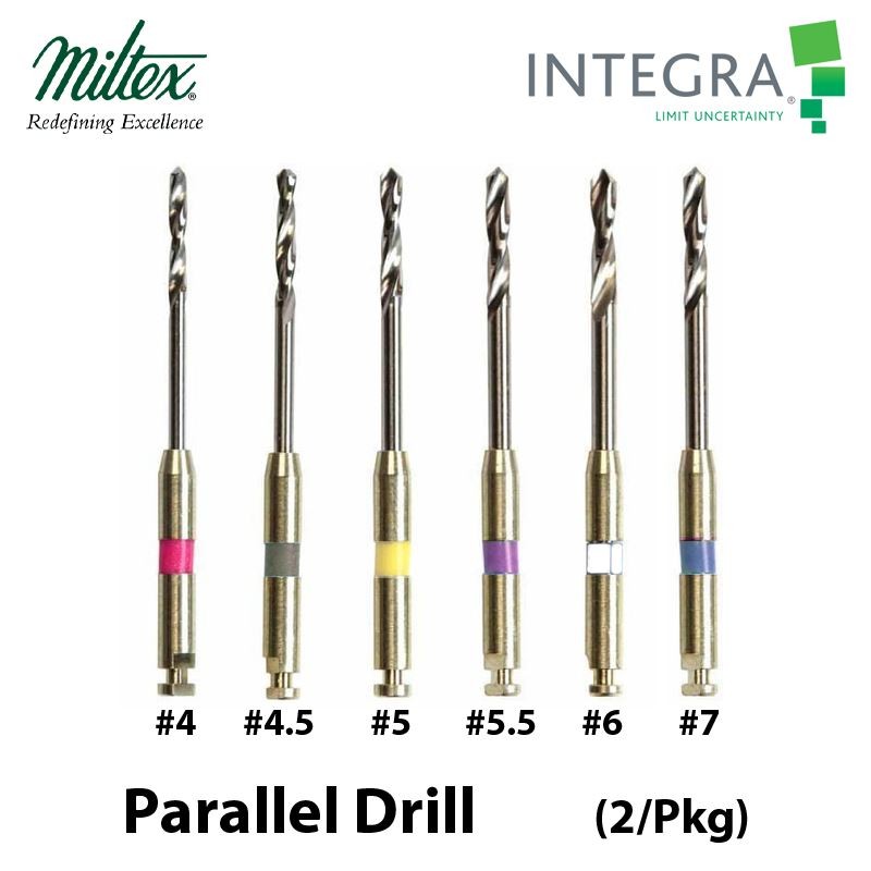 1 x Parallel Drill (Miltex/INTEGRA)  2/Pkg *** NEW