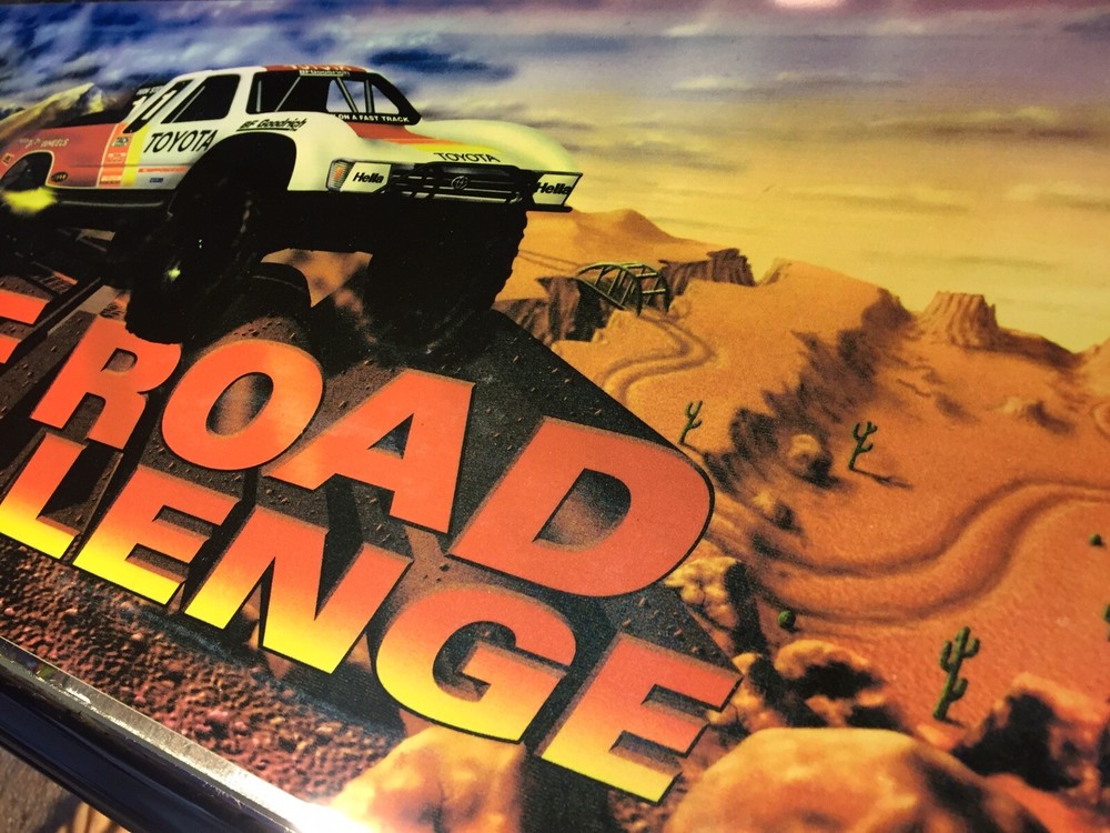 Off Road Challenge Arcade Marquee 28.3" x 9.1"