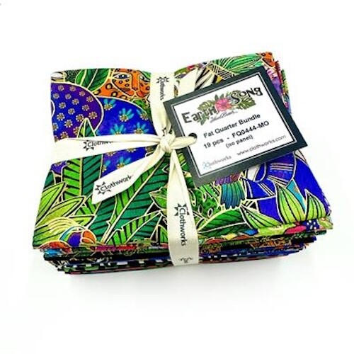 Laurel Burch ***EARTH SONG*** 19 FAT QUARTERS
