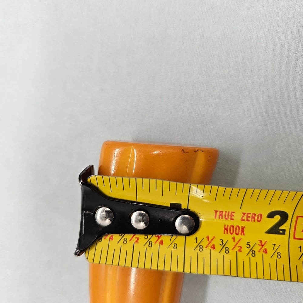 Vintage Butterscotch Bakelite? Handle Stainless Knife Sharpener Kitchen Tool