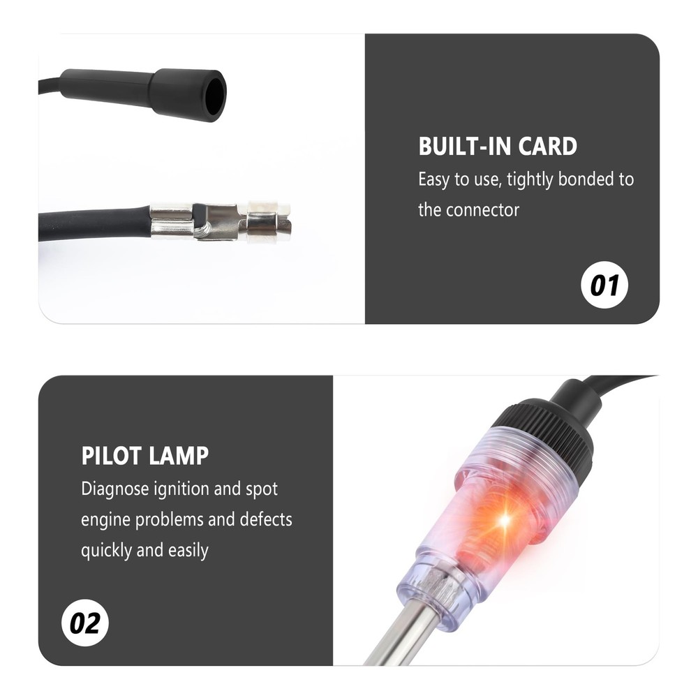 Spark Plug Tester with Indicator Lights,Spark Small Engine for 1PCS