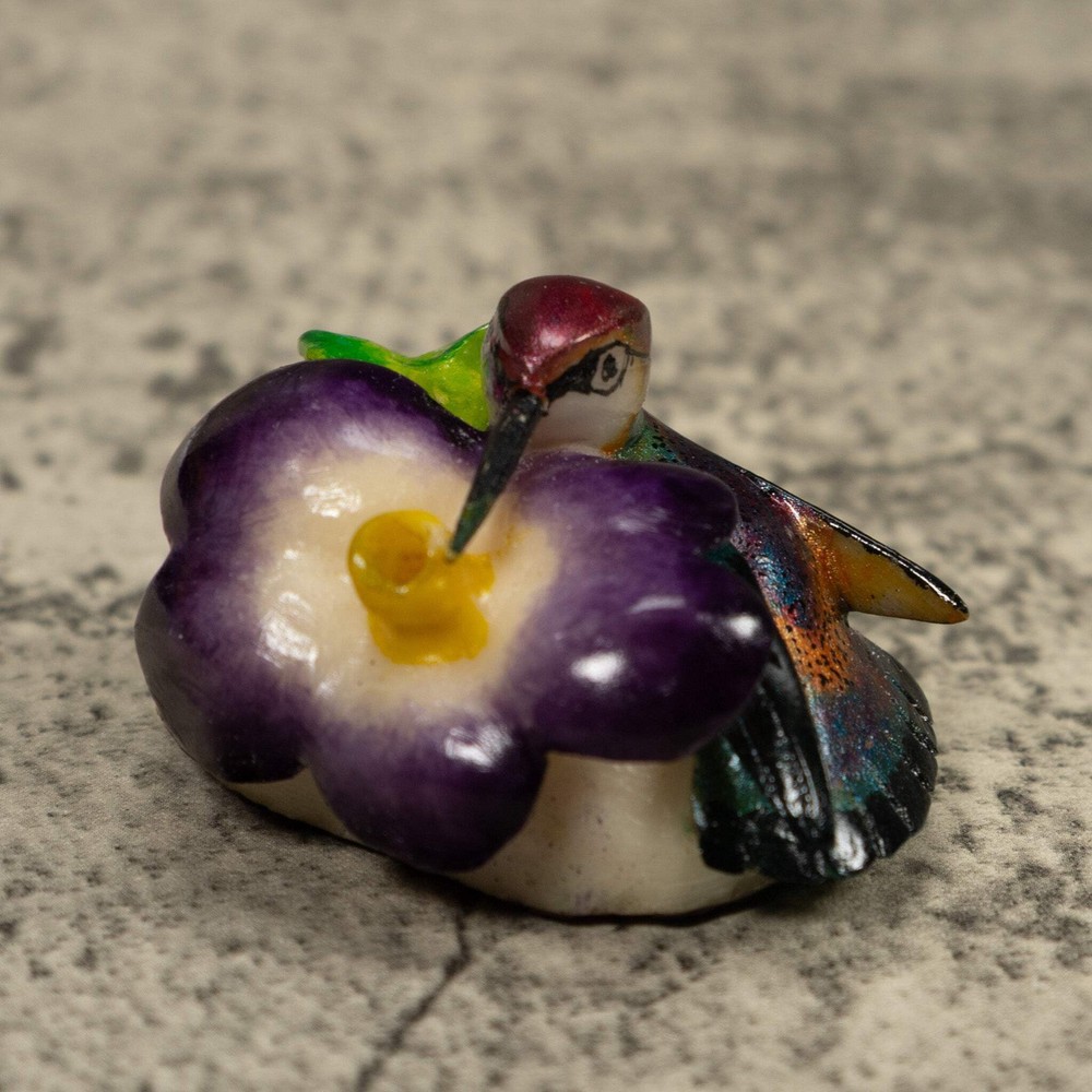 Hummingbird Tagua Carving