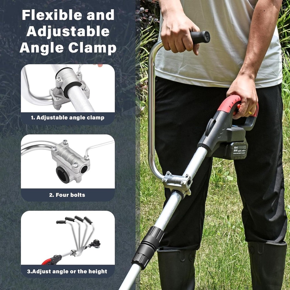 36-PCS Auxiliary Handle For String Trimmers, Adjustable Position Weed Eater Grip