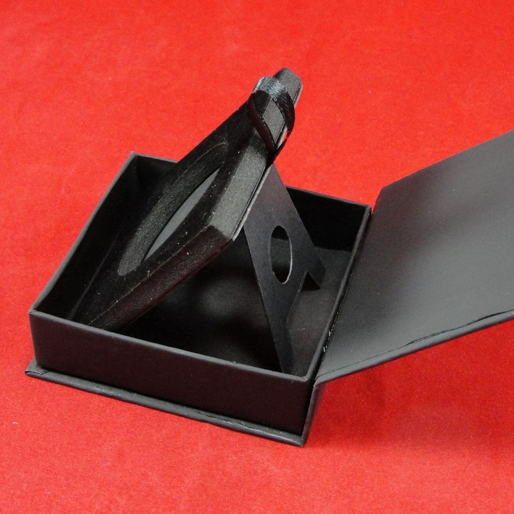 Folding Coin Box w/Magnetic Lid & Stand Insert INCLUDES Model A AirTite Capsule