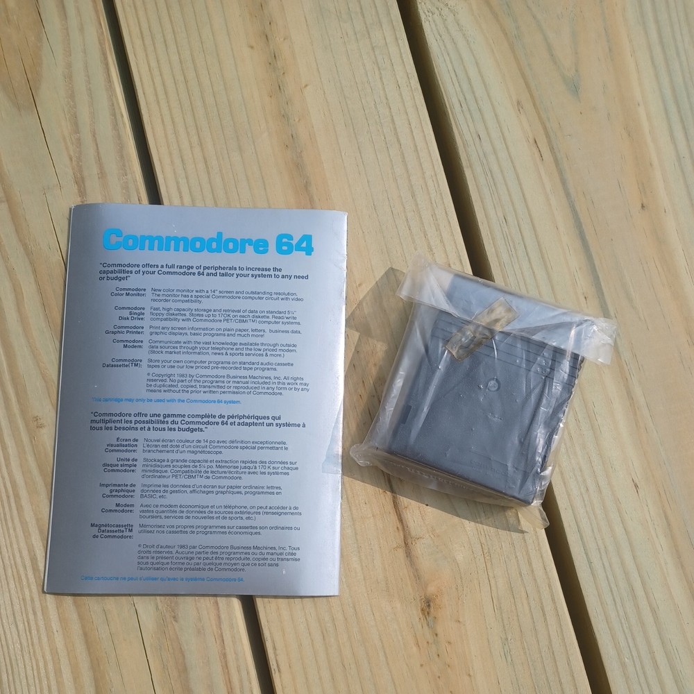 Commodore 64-VISIBLE SOLAR SYSTEM GAME with Instructions VINTAGE