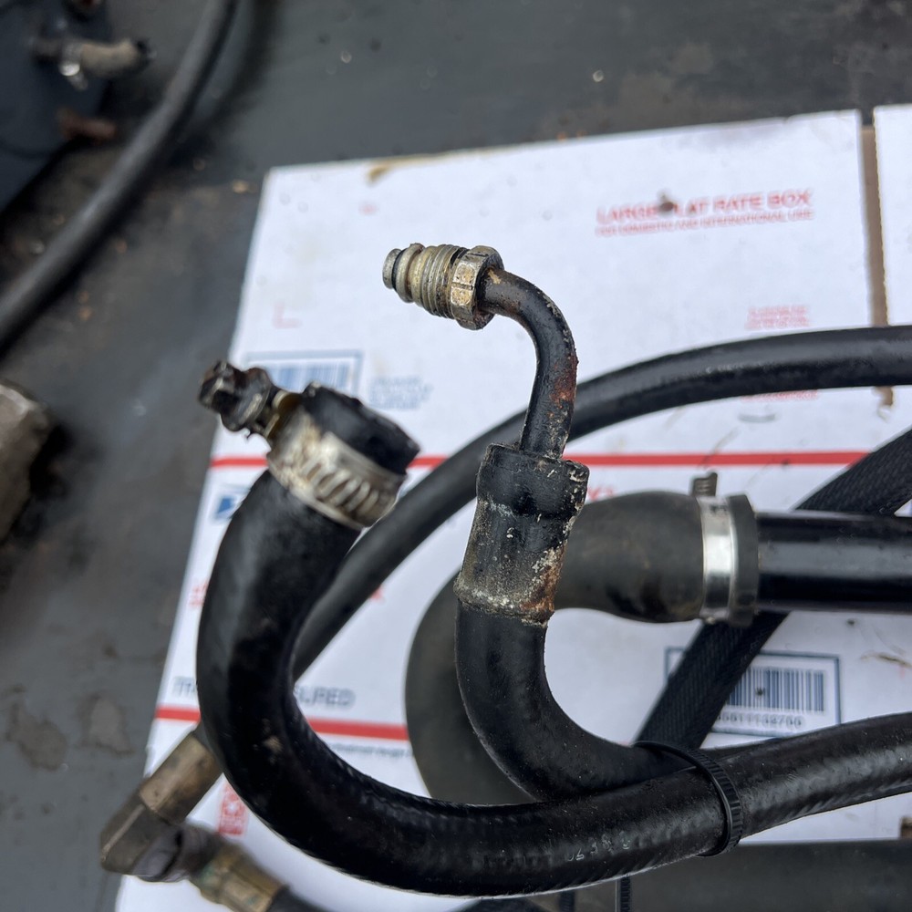Mercruiser power steering pump hoses and cooler