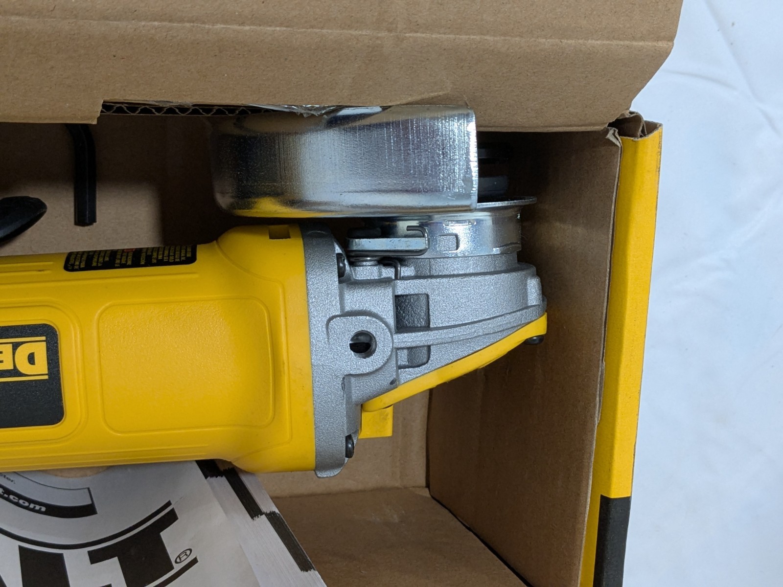 DeWALT 4-1/2" Wheel Dia, 12000 RPM, Corded Angle Grinder DWE4120N