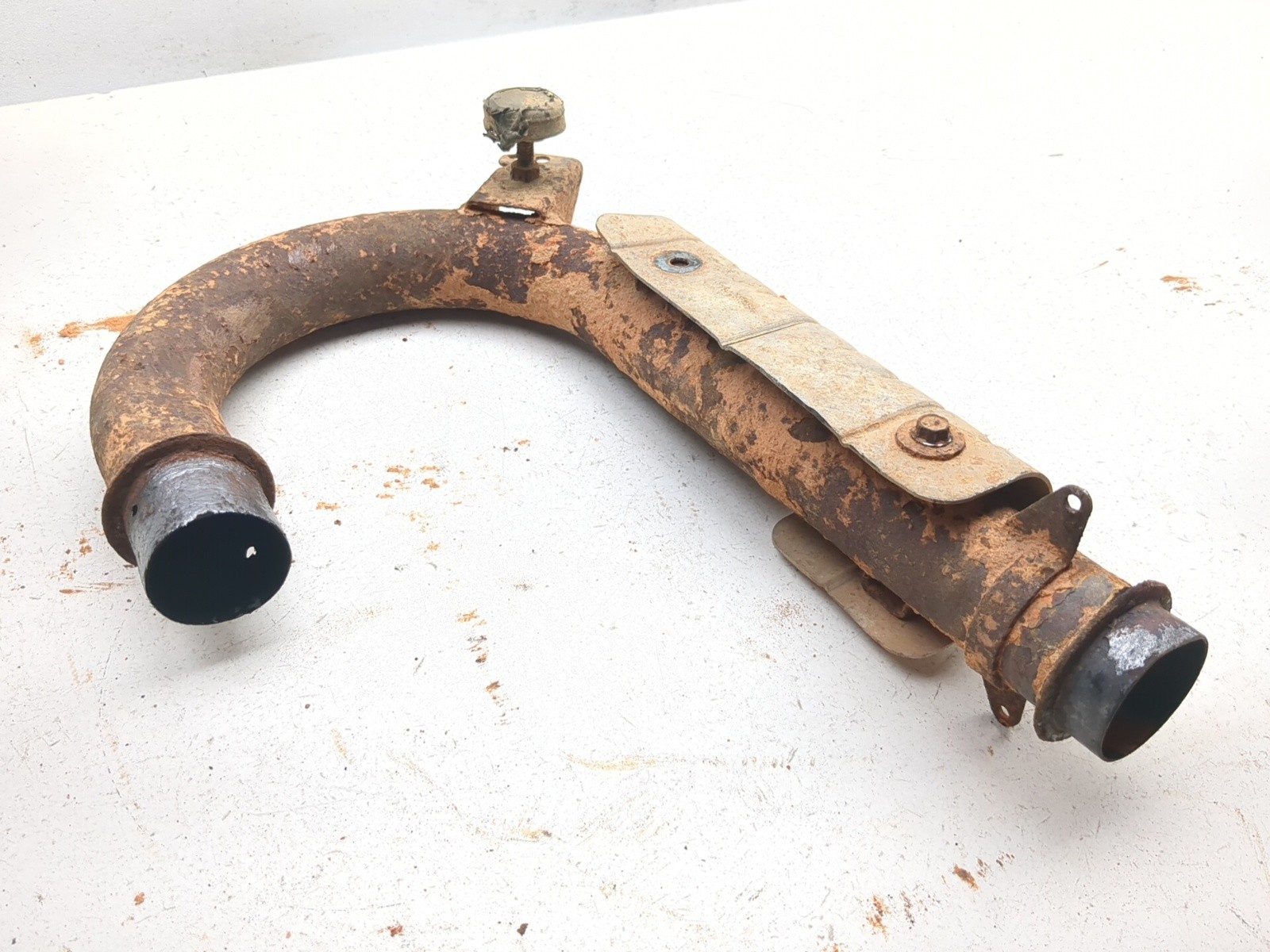 08-14 Polaris RZR S 800 Full Exhaust Header Pipe Muffler Silencer Can