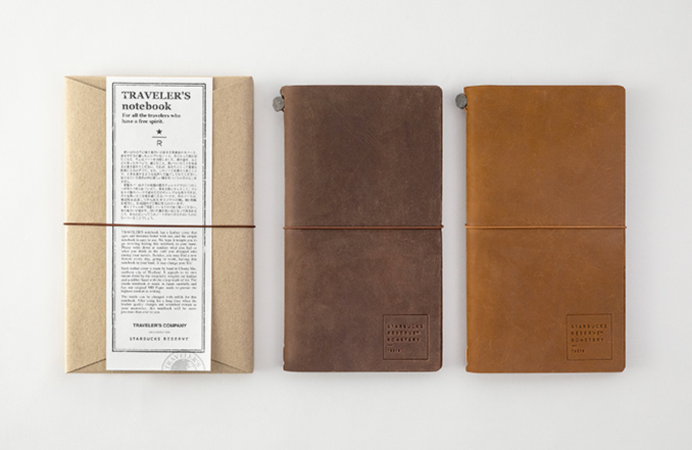 Starbucks Reserve Roastery Tokyo Traveler's Notebook Brown Tokyo Exclusive