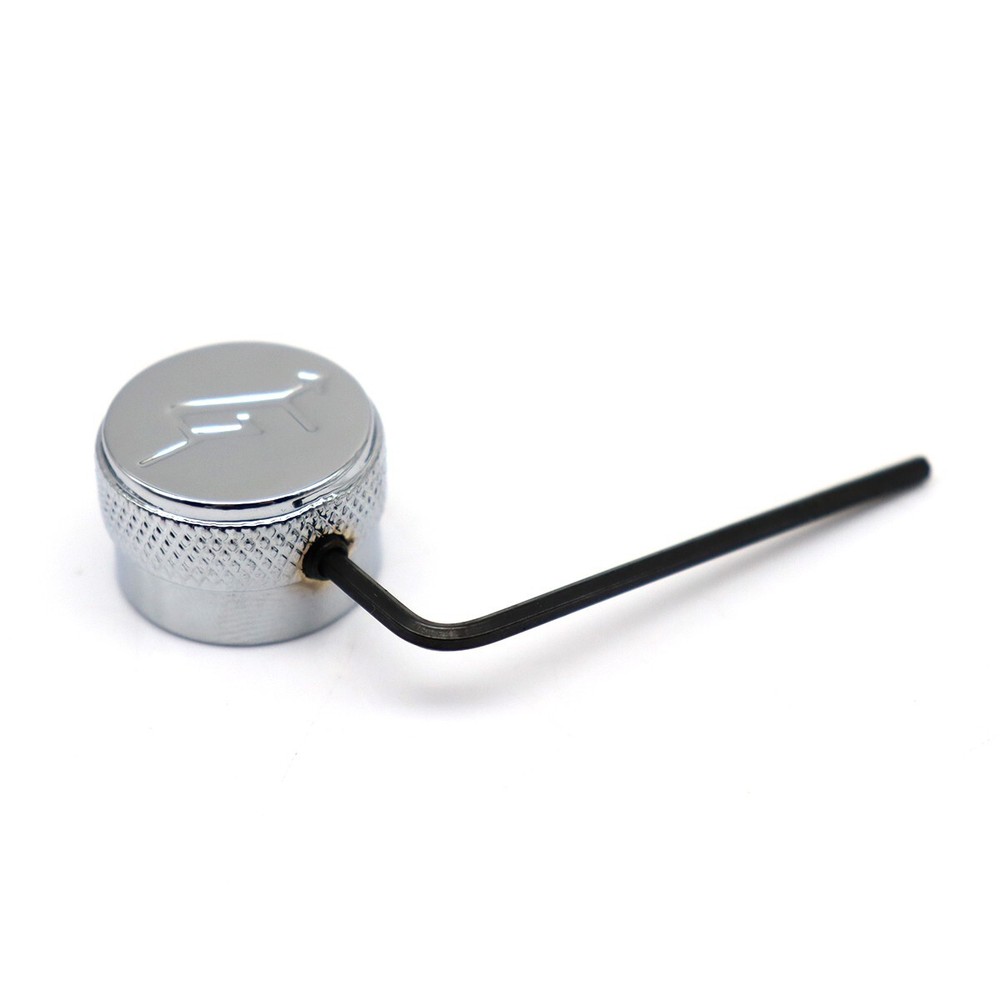 4 Pcs Gretsch “G” With Arrow Logo Control Knobs Metal Guitar Knobs Silver