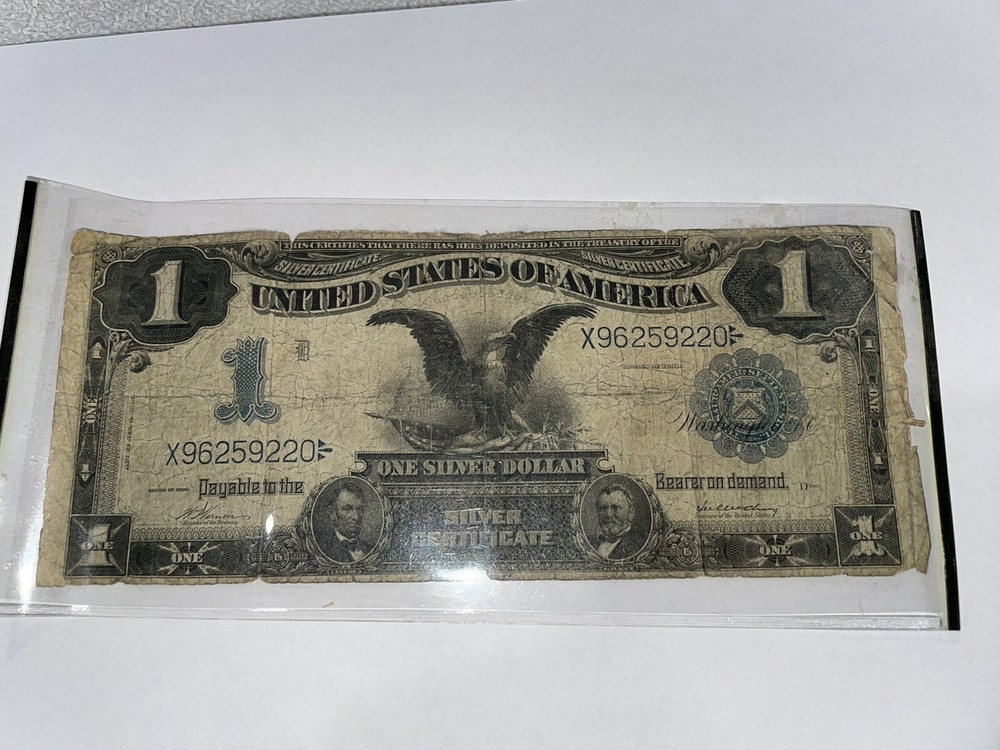 AUG 4th 1899 $1 silver note~RARE NOTE!